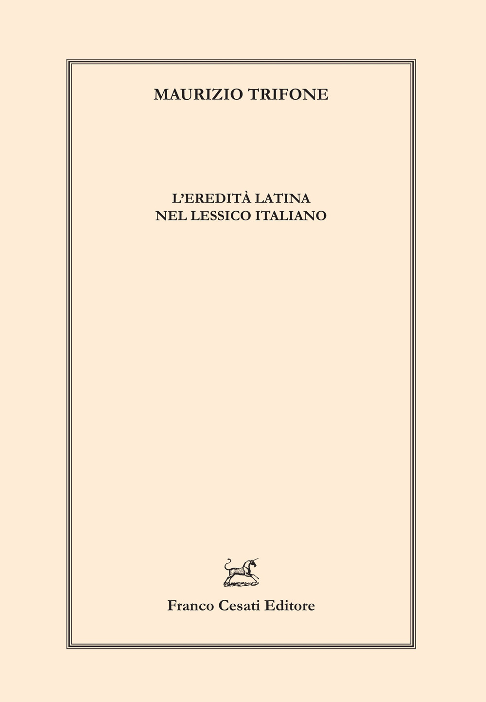 L'eredità latina nel lessico italiano