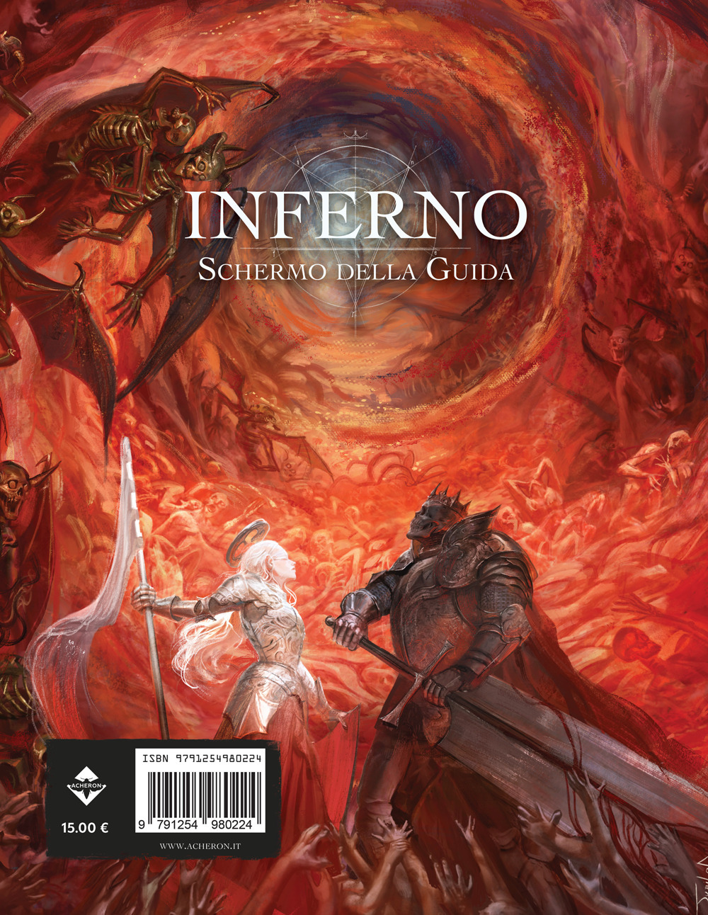 Inferno. Schermo della guida