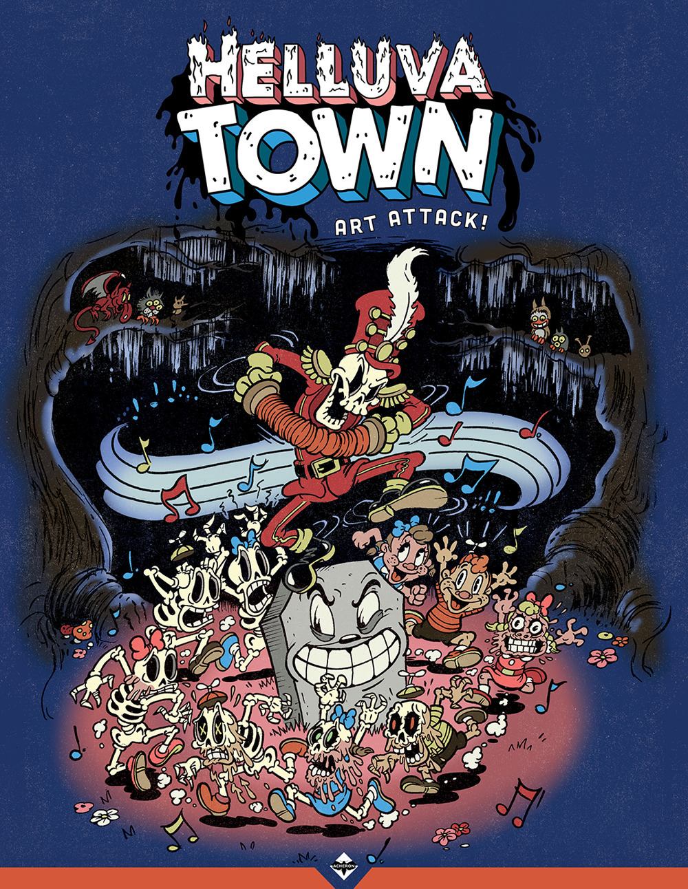 Helluva town. Art attack!