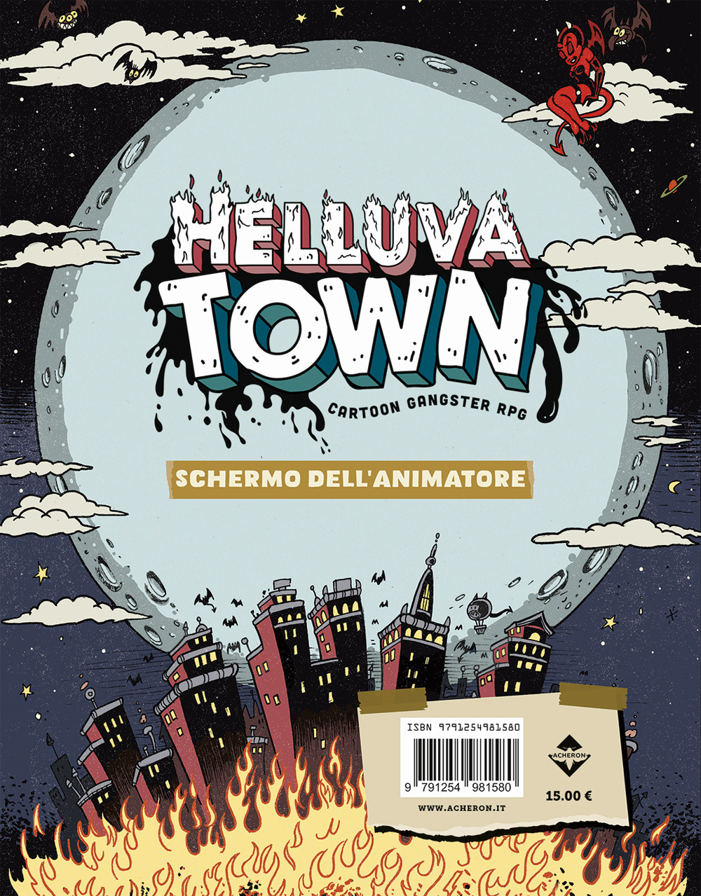 Helluva town. Schermo dell'animatore