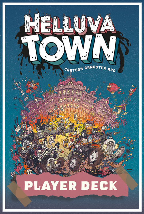 Helluva town. Plyer deck. Con 52 Carte