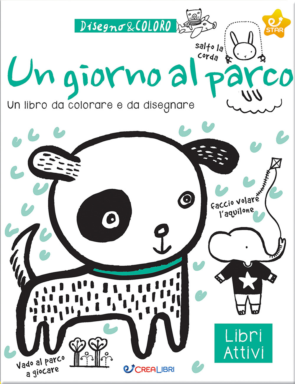 Un giorno al parco. Disegno & coloro. Ediz. illustrata