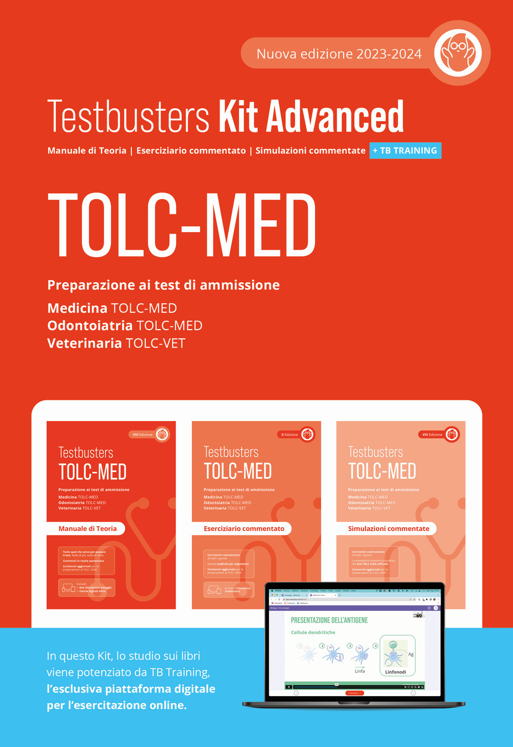 TOLC-MED. Test Medicina 2024/2025. Kit advanced. Con espansione online