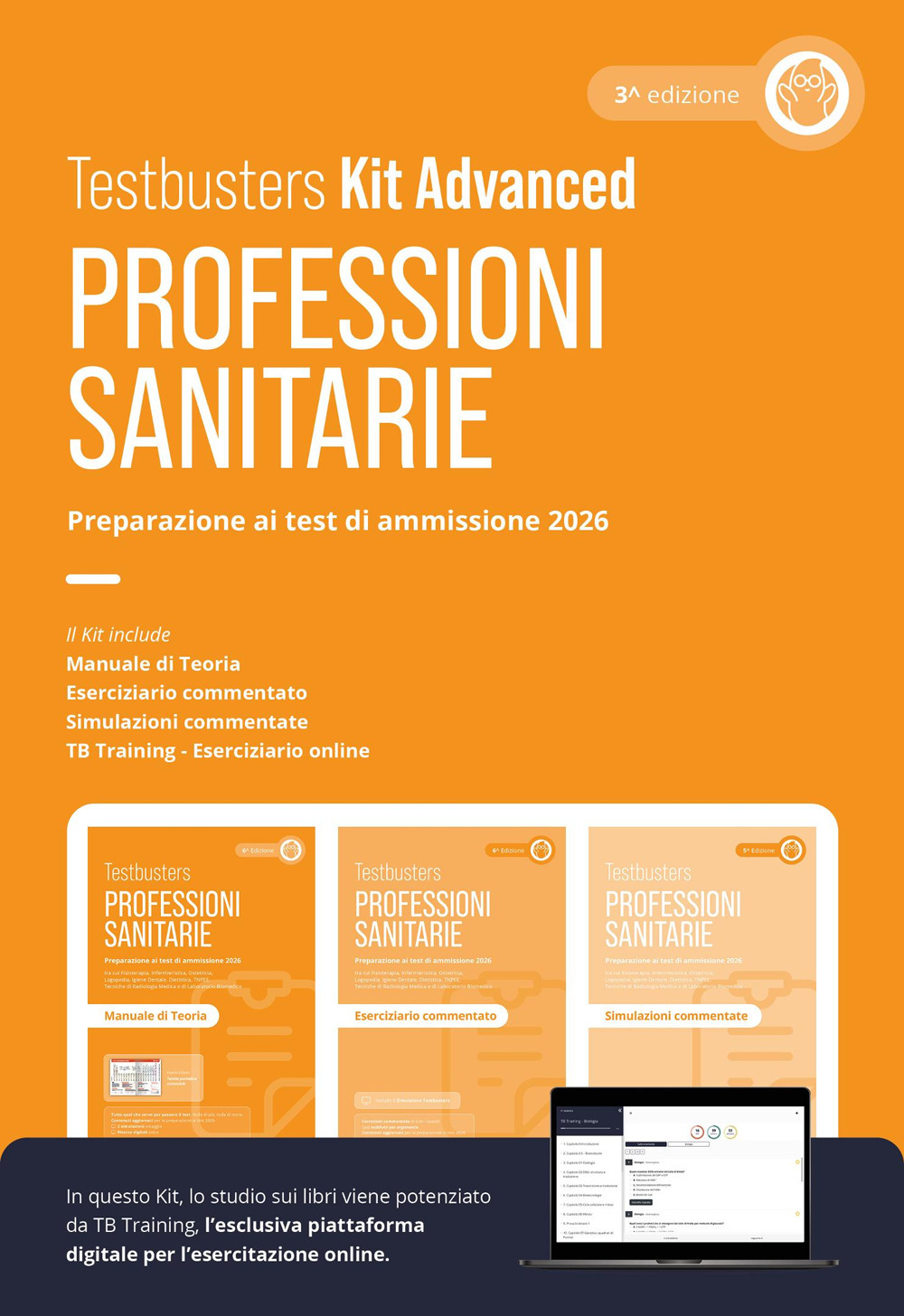 Testbusters Professioni sanitarie 2026. Kit advanced. Con simulatore online