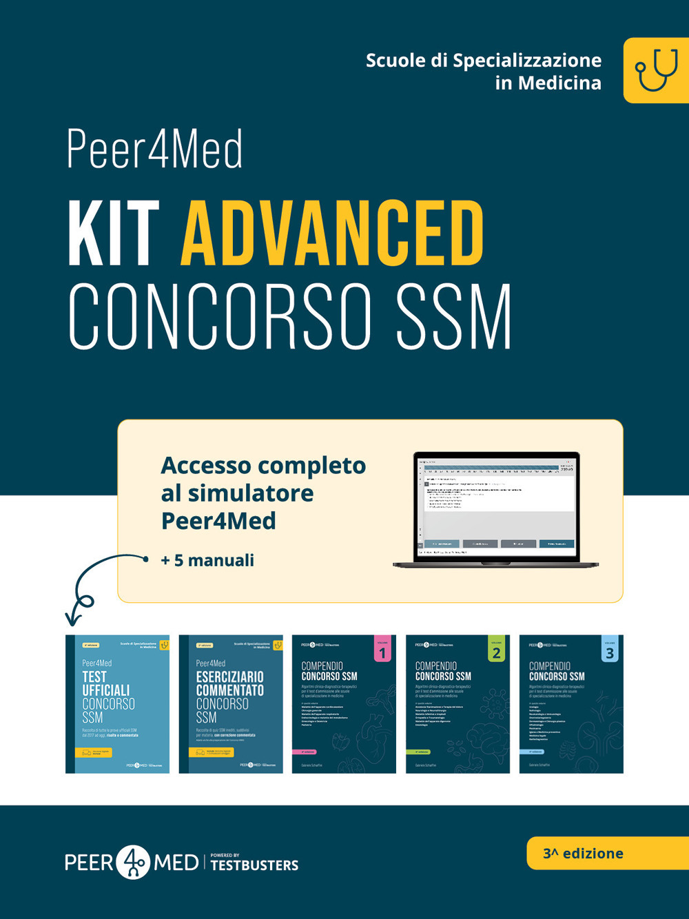 Peer4Med. Kit advanced concorso SSM. Con espansione online. Con software di simulazione