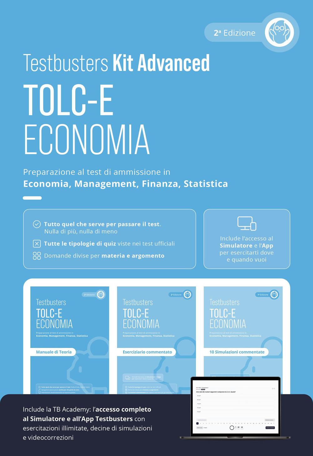 Testbusters TOLC-E. Kit Advanced