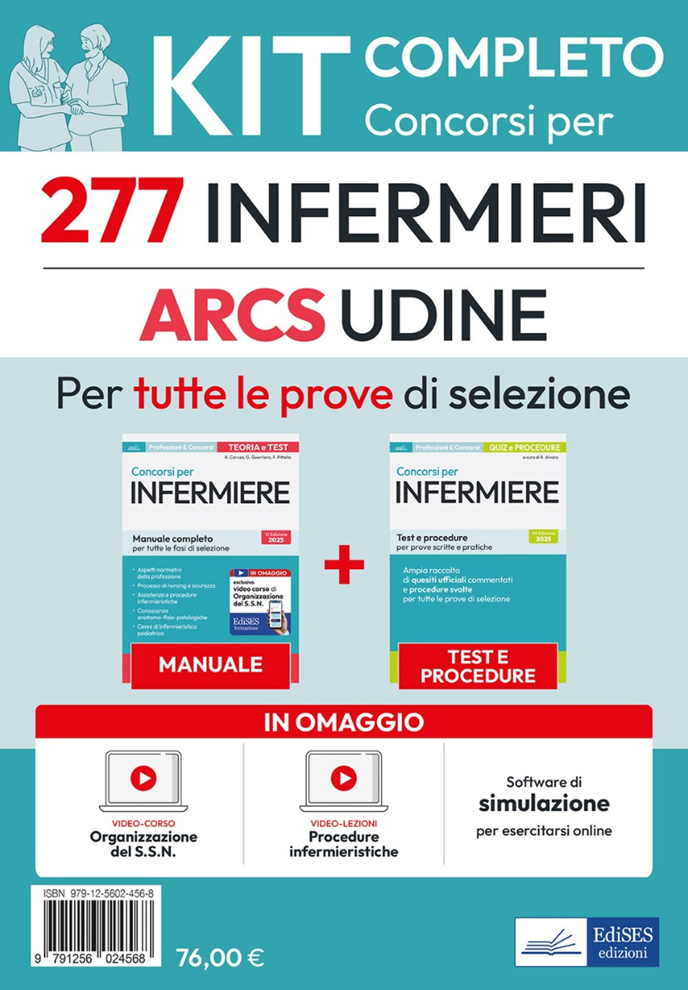 Kit completo 277 infermieri ARCS Udine. Con software di simulazione. Con video-corso