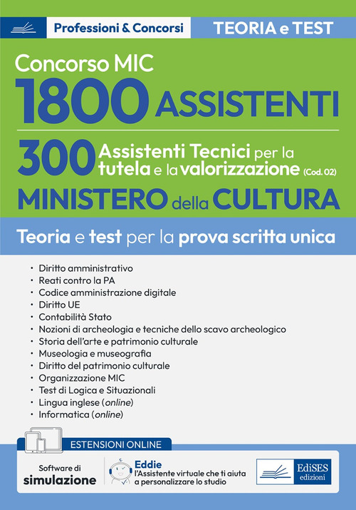 Concorso MIC 1800 assistenti 300 assistenti tecnici per la tutela e la valorizzazione