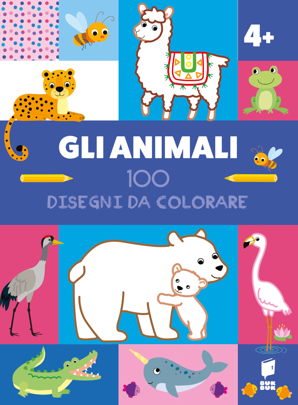 Gli animali. 100 disegni da colorare. Ediz. illustrata