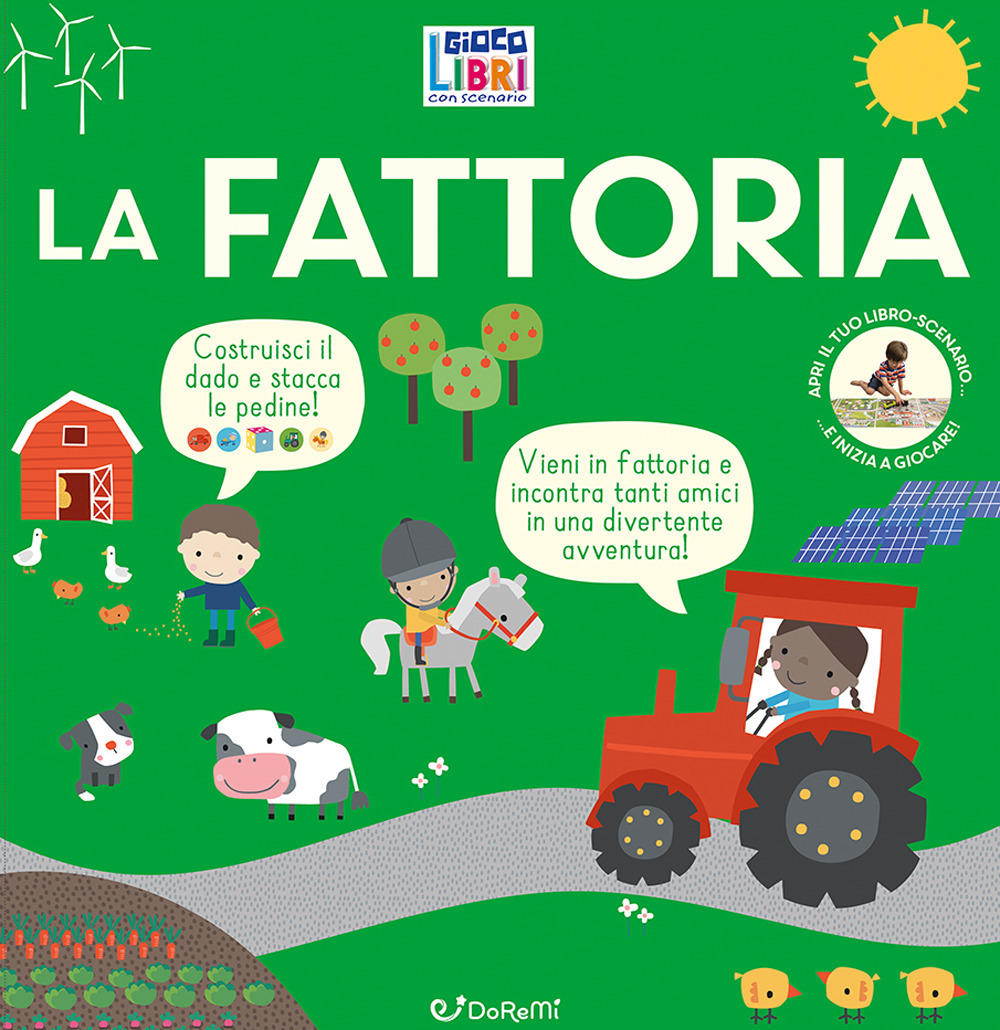 La fattoria. Giocolobri con scenario. Ediz. a colori. Con dado da costruire