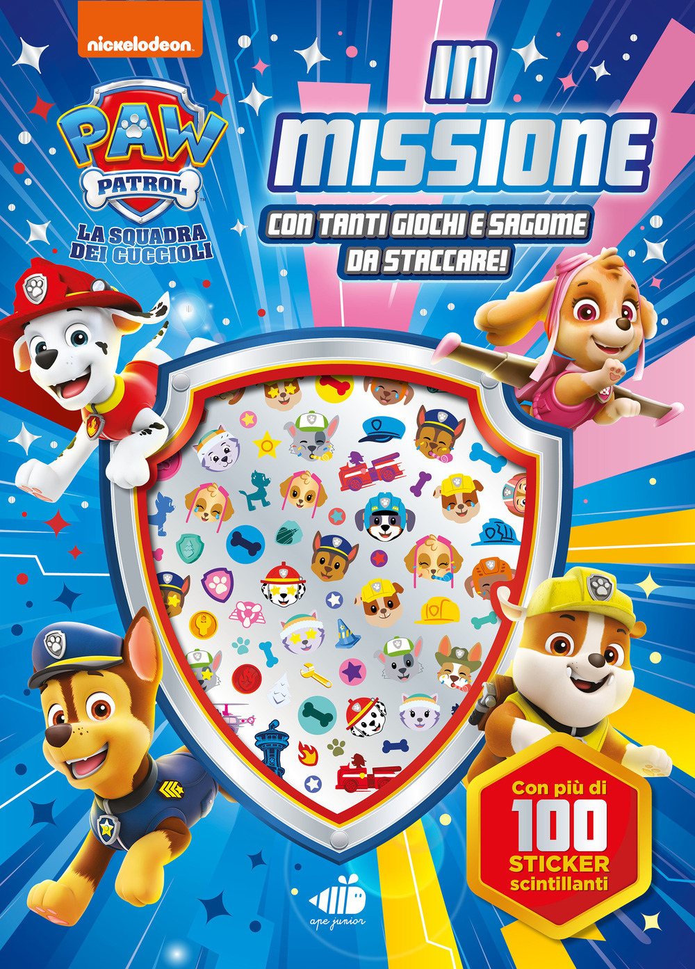 In missione. Paw Patrol. Giochi e sticker in 3D. Ediz. a colori