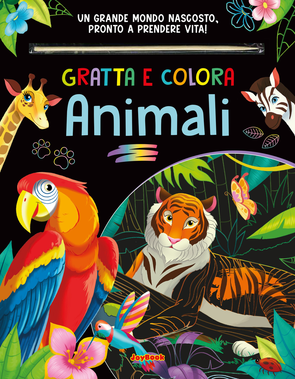 Animali. Gratta e colora. Ediz. a colori