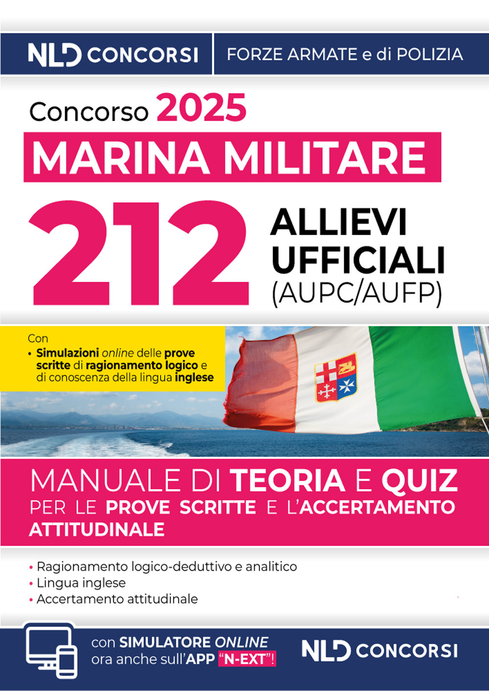 Concorso 212 allievi ufficiali Marina Militare. Con espansione online