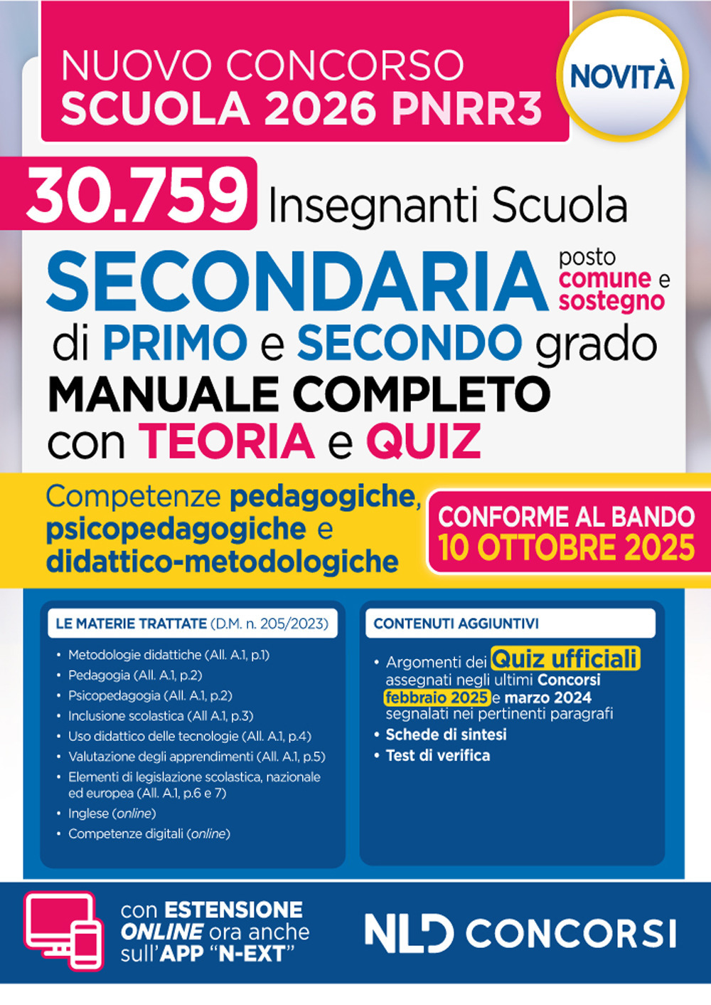 Concorso Scuola PNRR3. Manuale con Teoria e Test di verifica per il nuovo concorso docenti scuola secondaria 2025-2026. Nuova ediz.