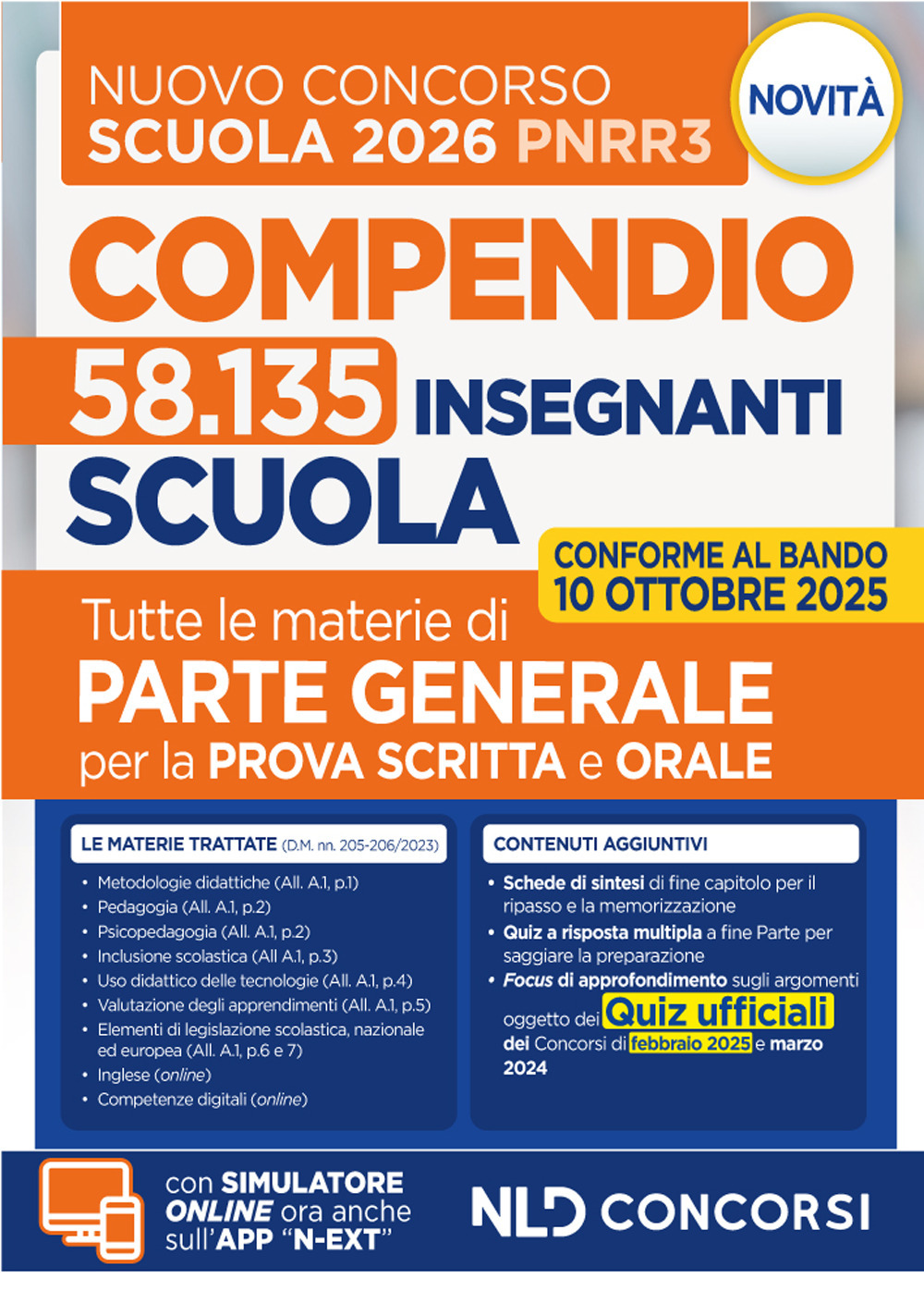 Concorso Scuola PNRR3 2025. Compendio di parte generale per tutte le materie della prova scritta e orale. Nuova ediz. Con espansione online