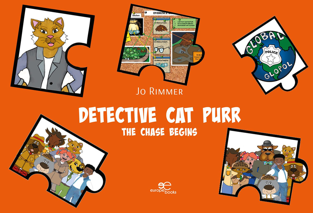 Detective Cat Purr. The chase begins