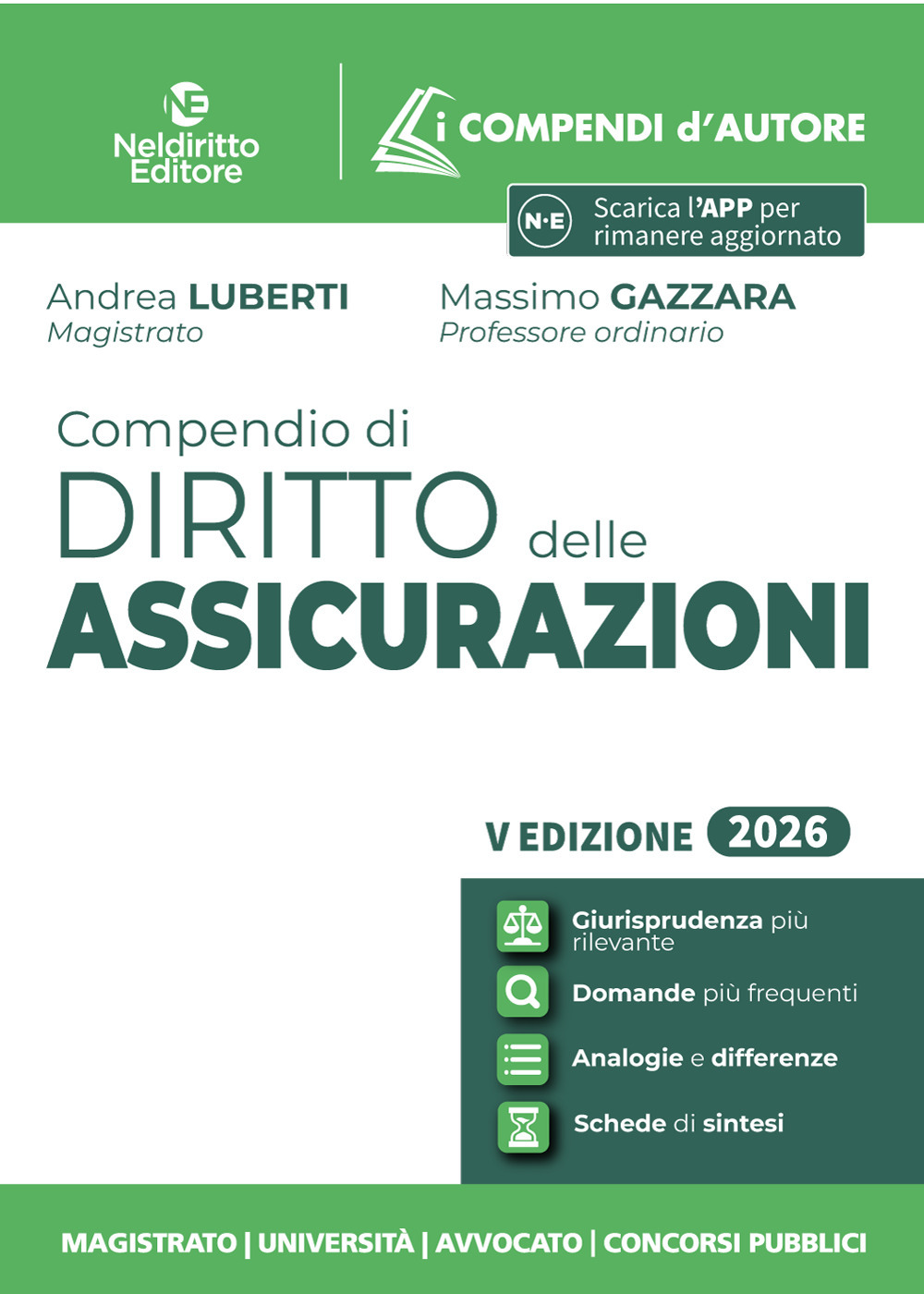 Compendio di diritto delle assicurazioni 2026