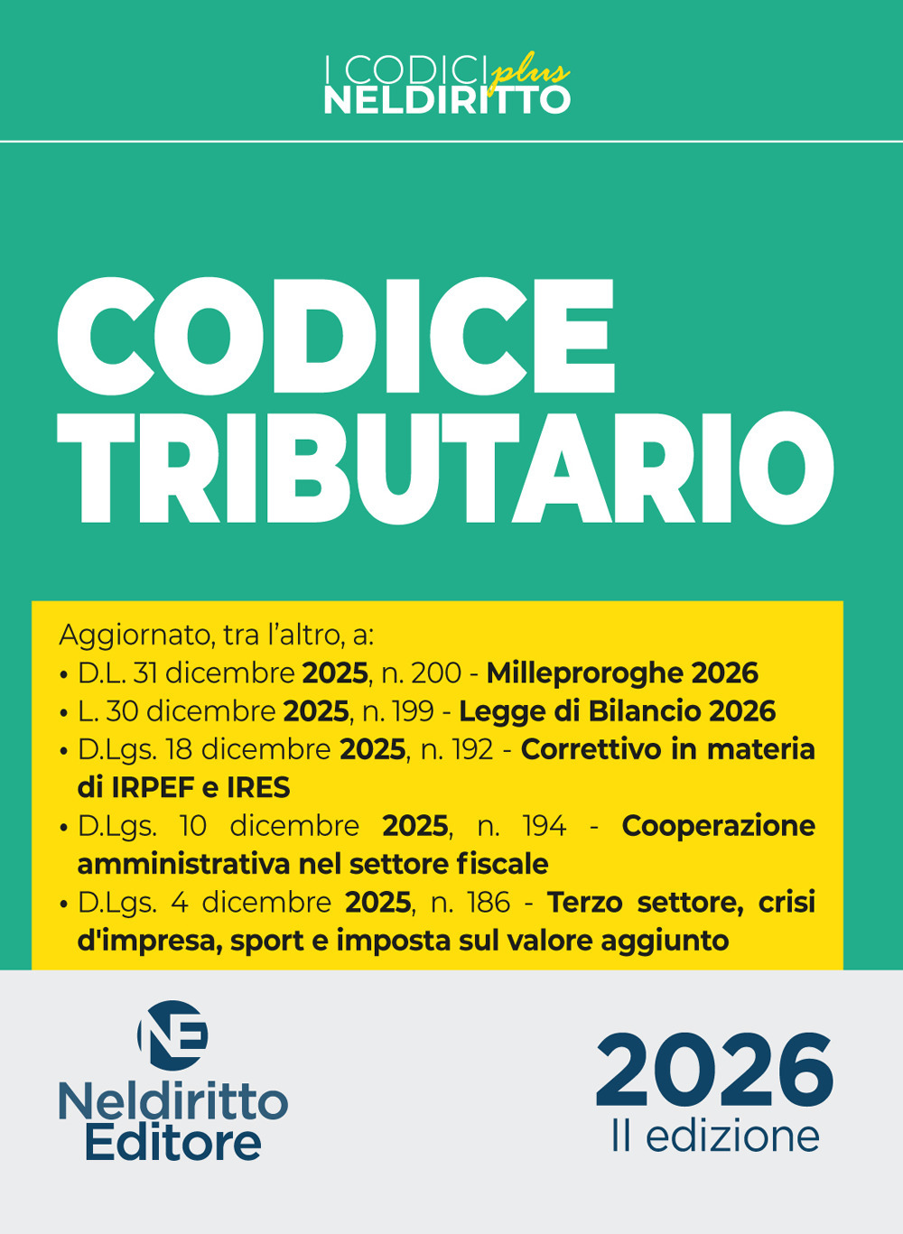 Codice di Diritto Tributario Plus 2026