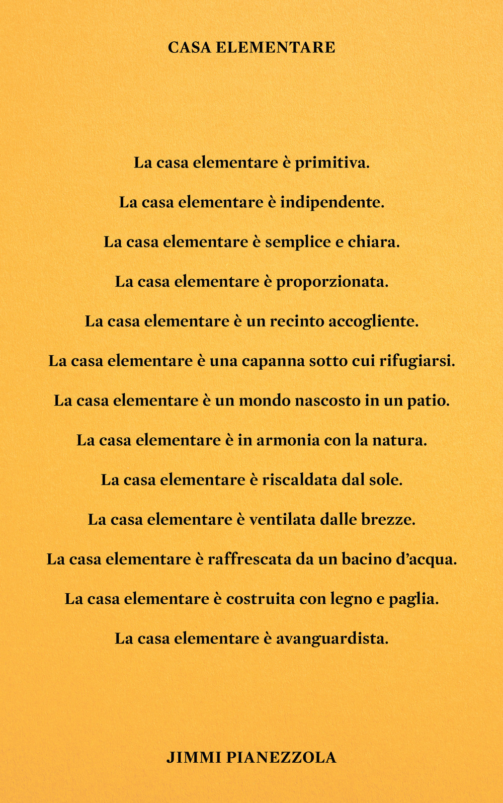Casa Elementare-Elemental House. Ediz. illustrata