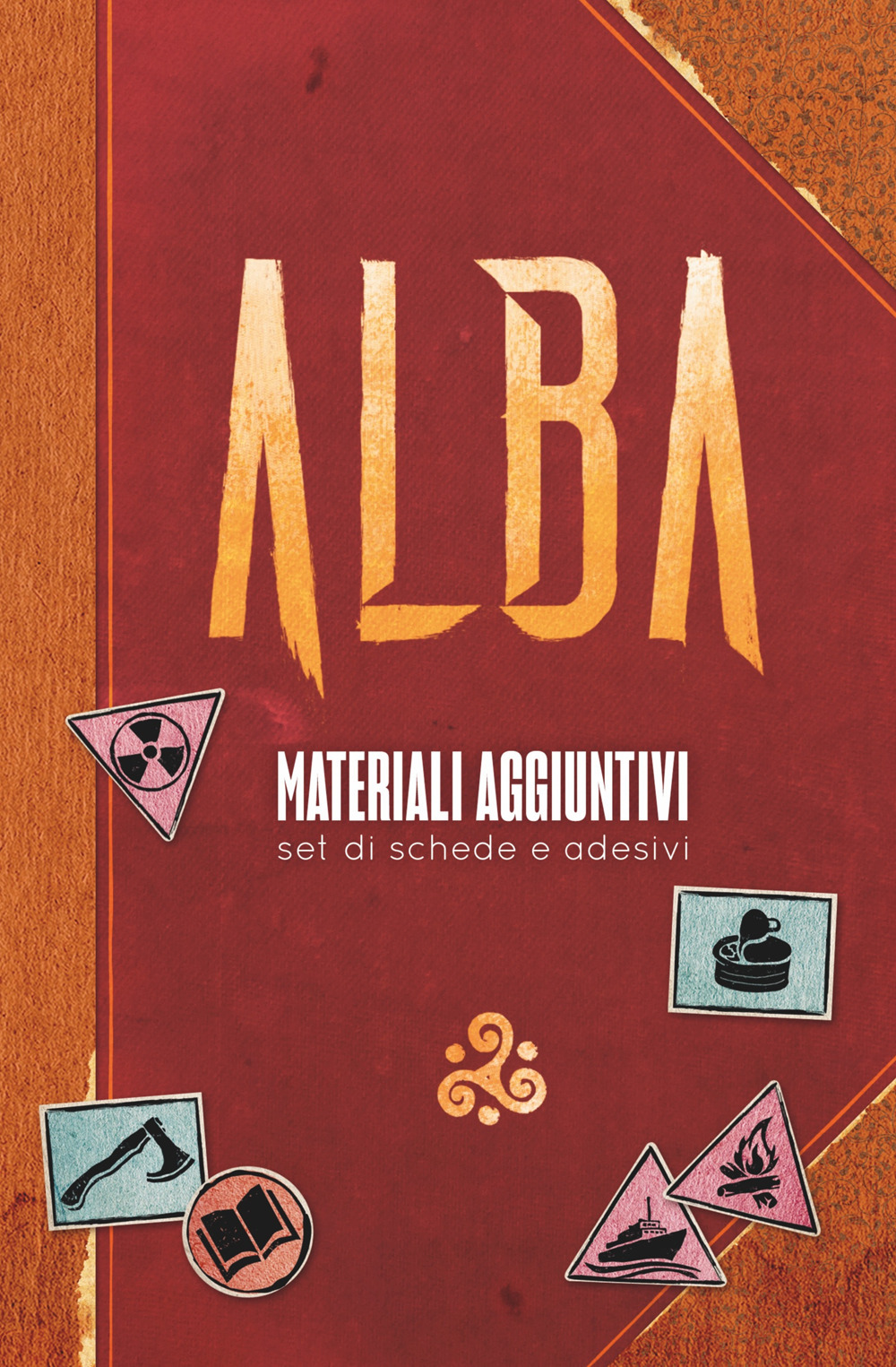 Alba. Materiali aggiuntivi: set di schede e adesivi. Accessorio per Alba in Italiano