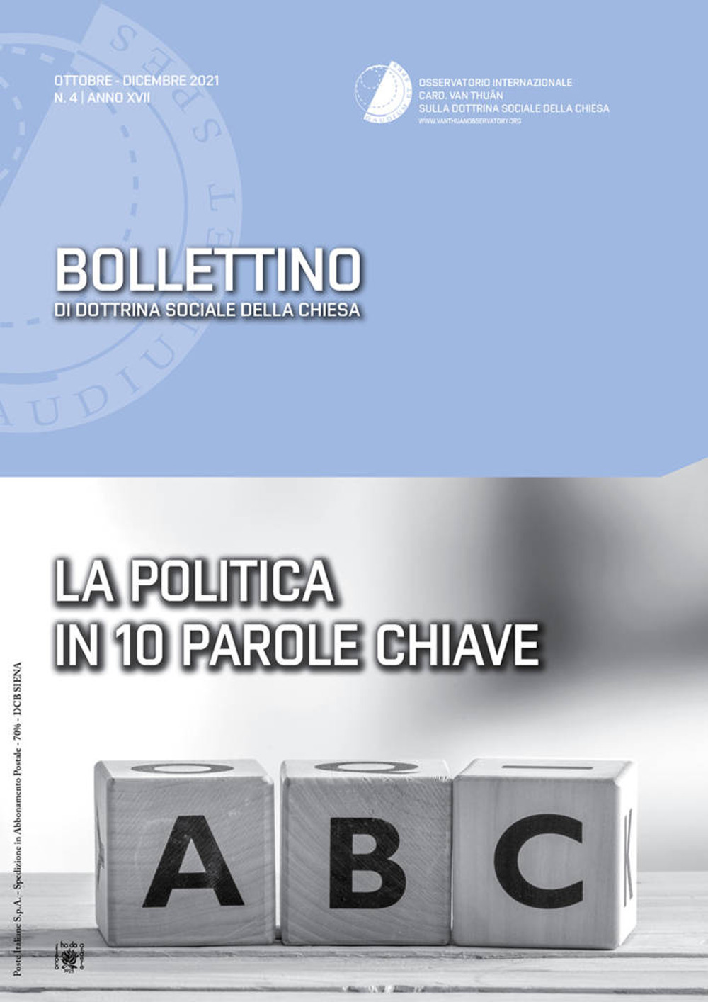 Bollettino di dottrina sociale della Chiesa (2021). Vol. 4: La politica in 10 parole chiave