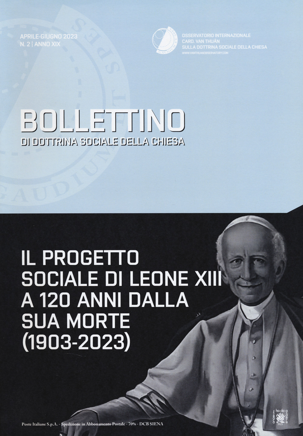 Bollettino di dottrina sociale della Chiesa (2023). Vol. 2