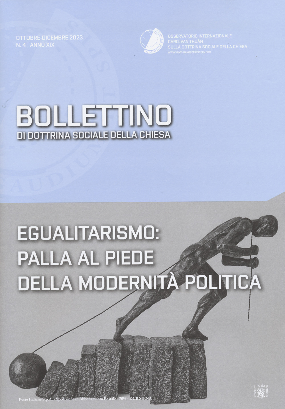 Bollettino di dottrina sociale della Chiesa (2023). Vol. 4