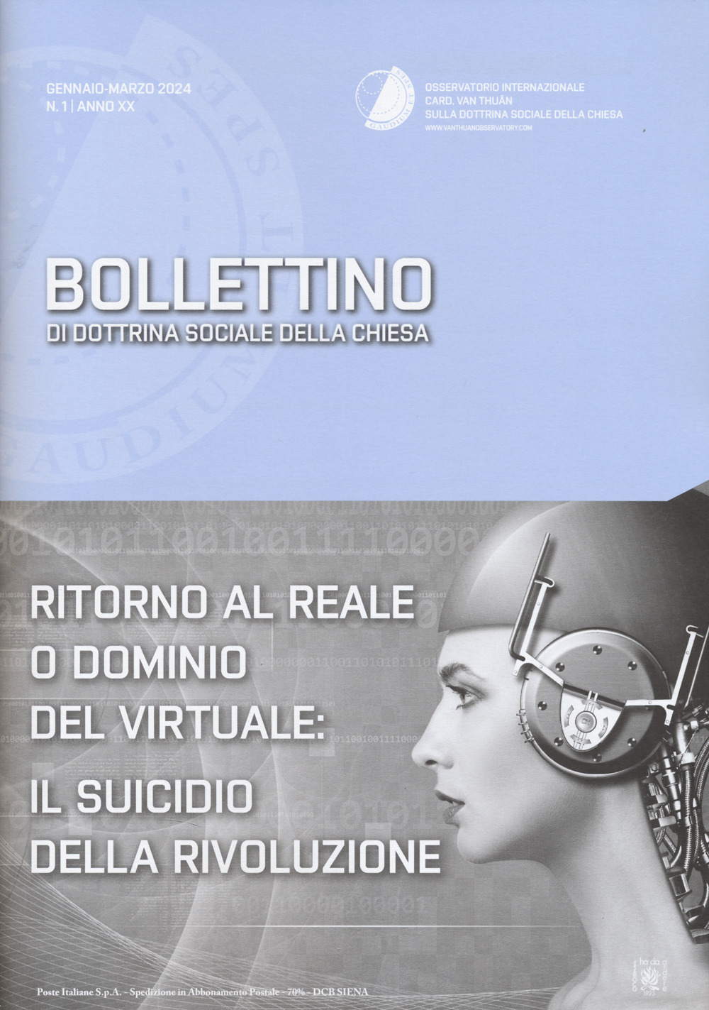 Bollettino di dottrina sociale della Chiesa (2024). Vol. 1