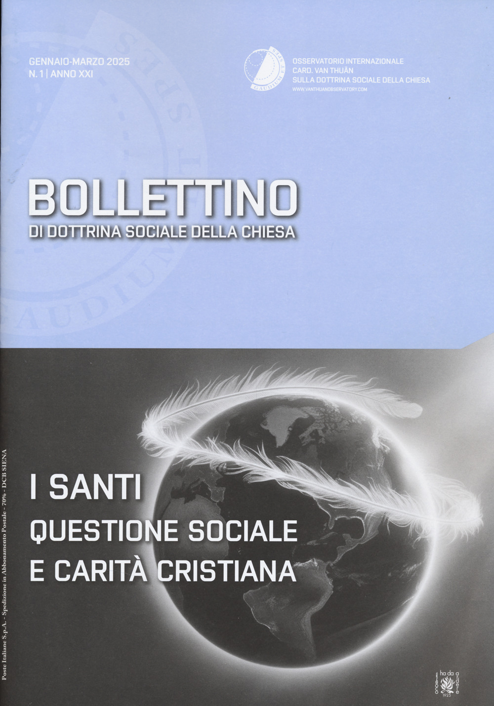 Bollettino di dottrina sociale della Chiesa (2025). Vol. 1