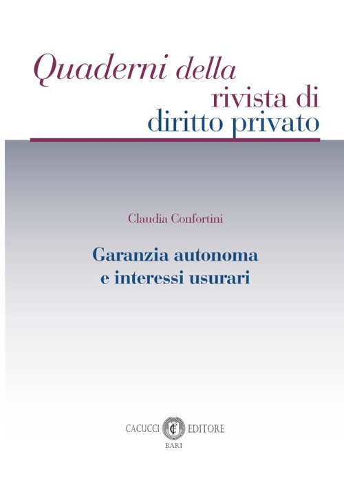 Garanzia autonoma e interessi usurari