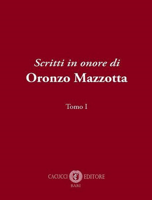 Scritti in onore di Oronzo Mazzotta