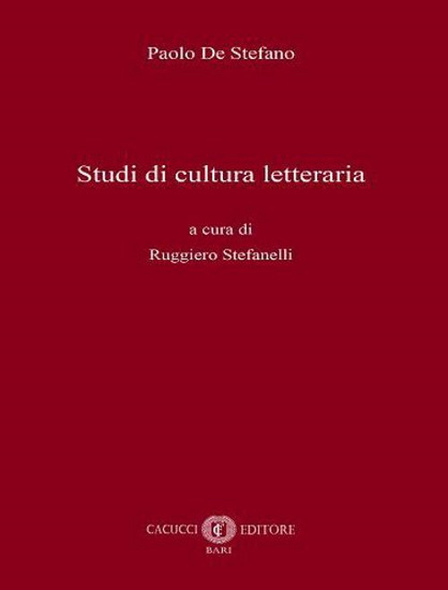 Studi di cultura letteraria