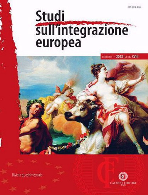 Studi sull'integrazione europea (2023). Vol. 1