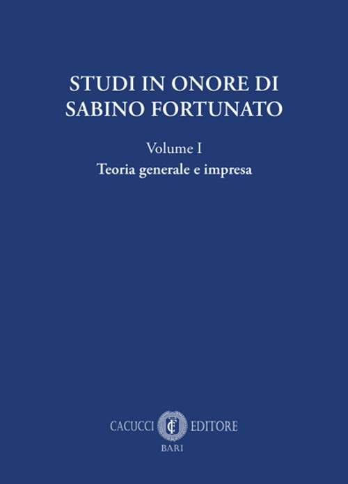 Studi in onore di Sabino Fortunato