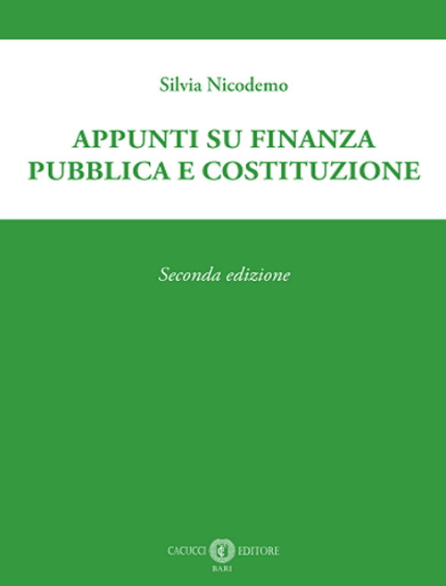 Appunti su finanza pubblica e Costituzione