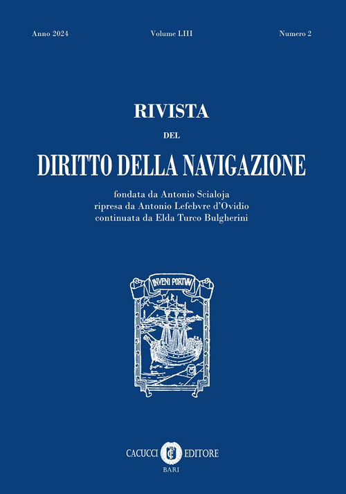 Rivista del diritto della navigazione (2024). Vol. 2