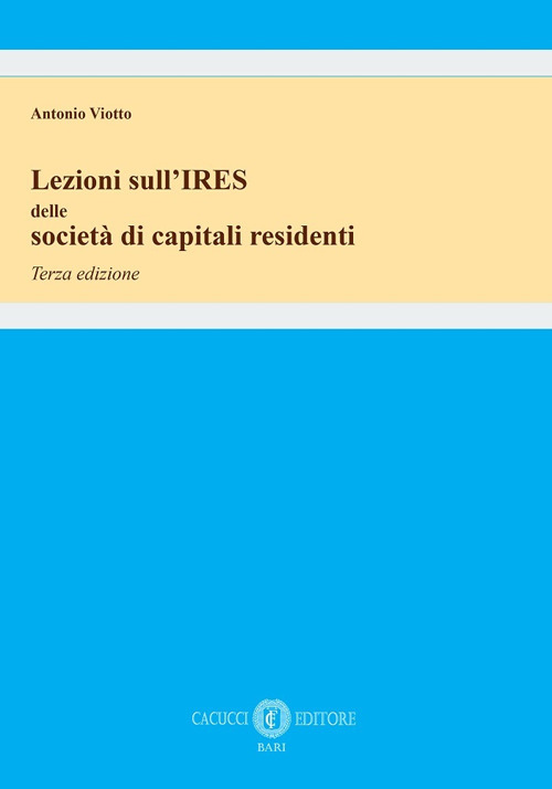 Lezioni sull'IRES delle società di capitali residenti