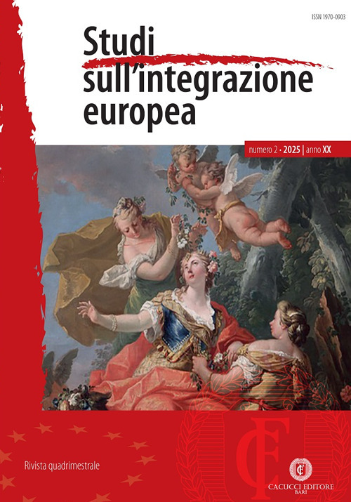 Studi sull'integrazione europea (2025). Nuova ediz.. Vol. 2: Maggio/agosto