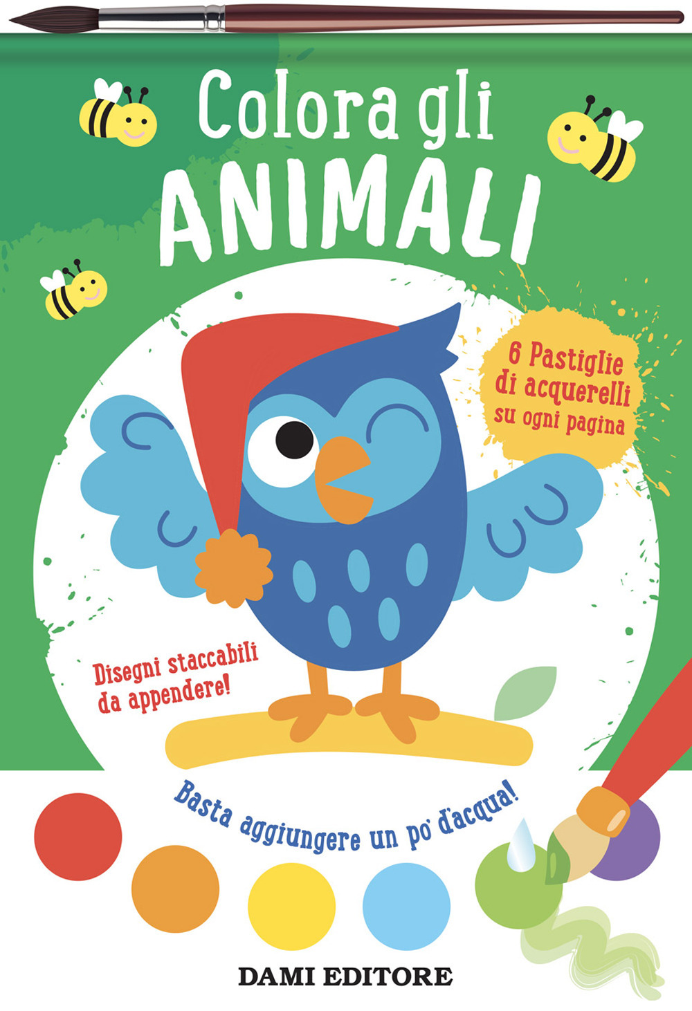 Colora gli animali. Colori magici. Ediz. illustrata. Con pennello