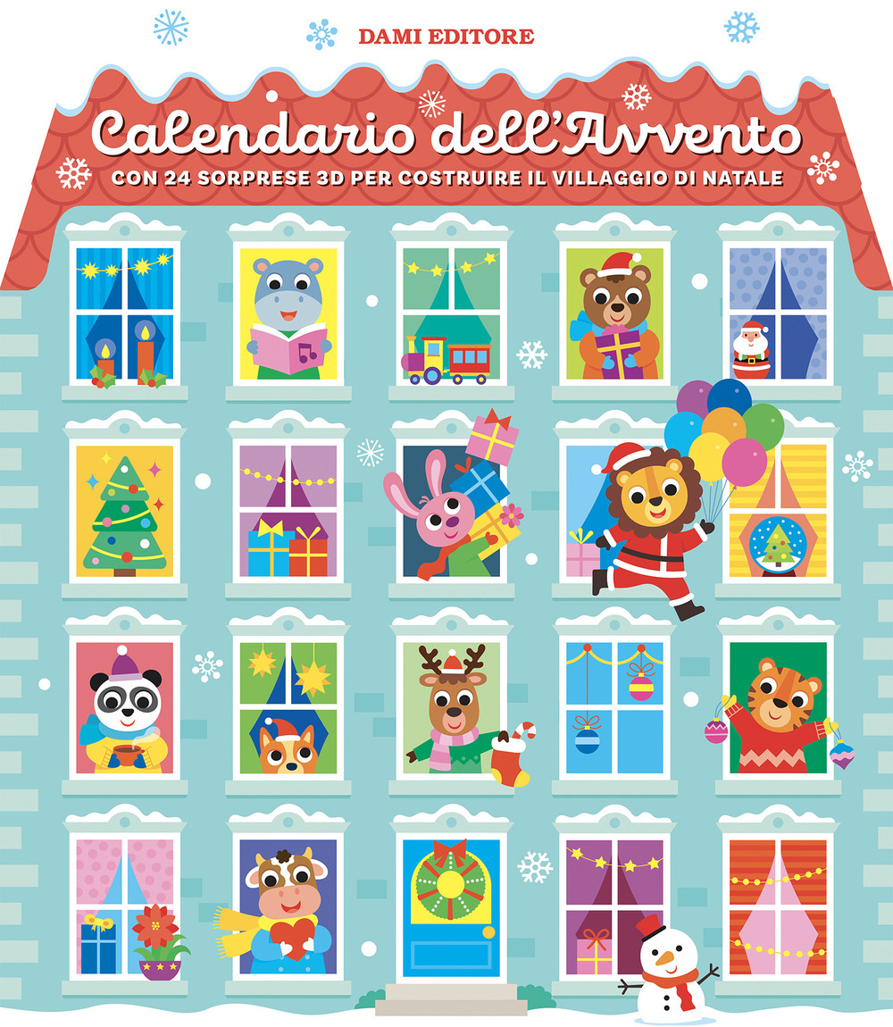 Calendario dell'Avvento. Con 24 sorprese 3D per costruire il villaggio di Natale. Ediz. a colori