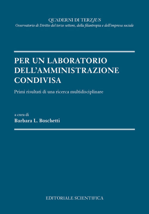 Per un laboratorio dell'amministrazione condivisa