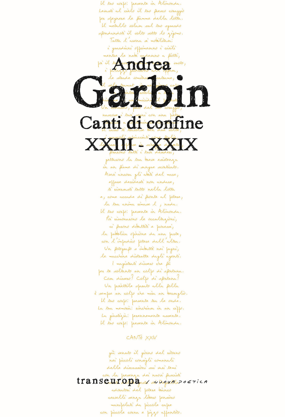 Canti di confine XXIII-XXIX