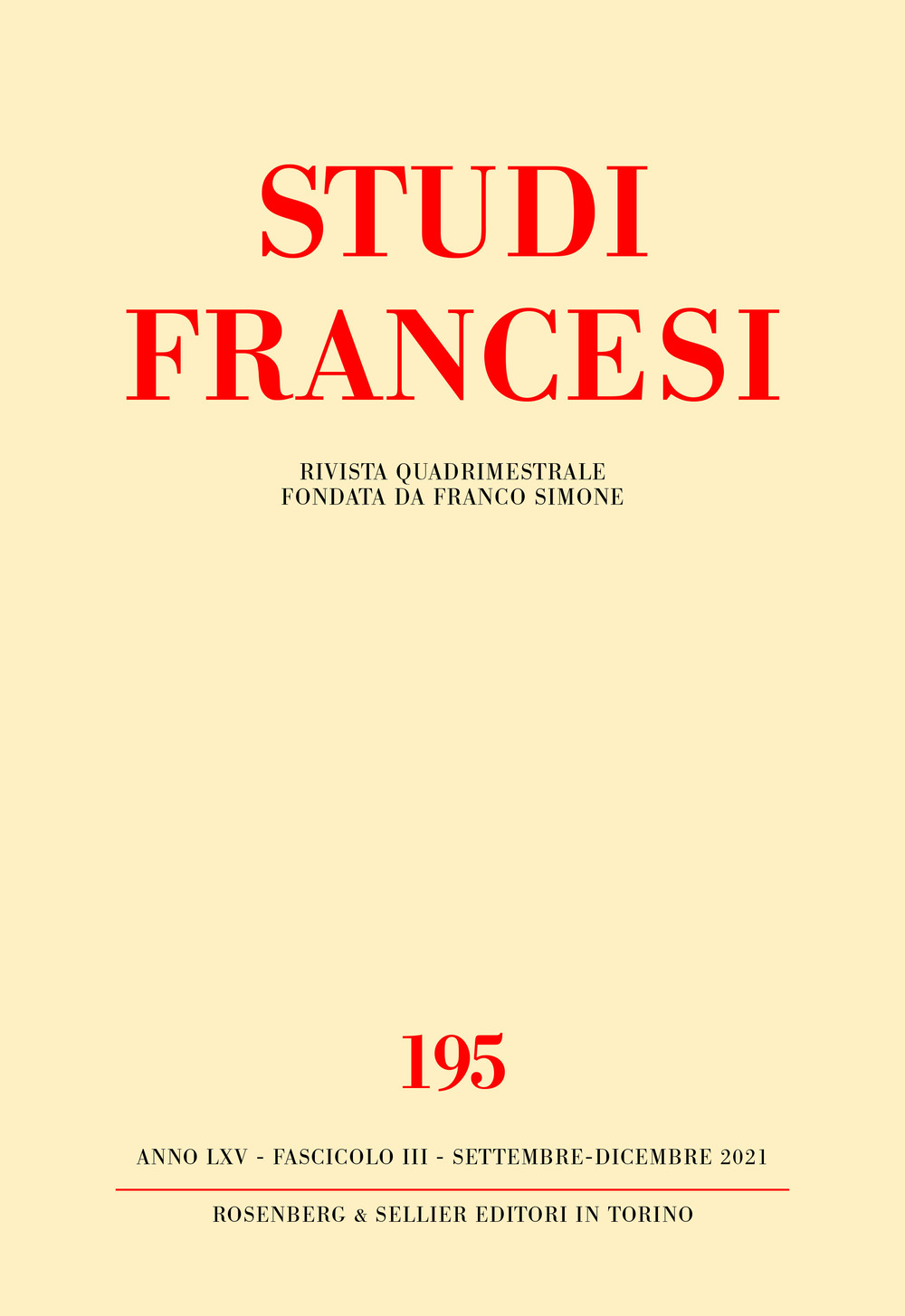 Studi francesi. Ediz. italiana e francese. Vol. 195: Christine de Pizan en 2021: traditions, filiations, genèse et diffusion des textes