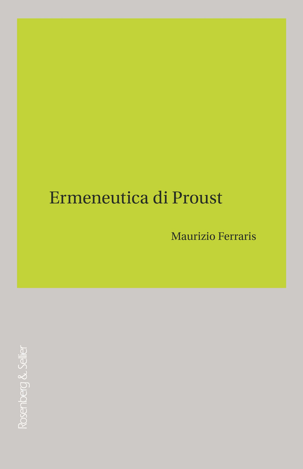 Ermeneutica di Proust