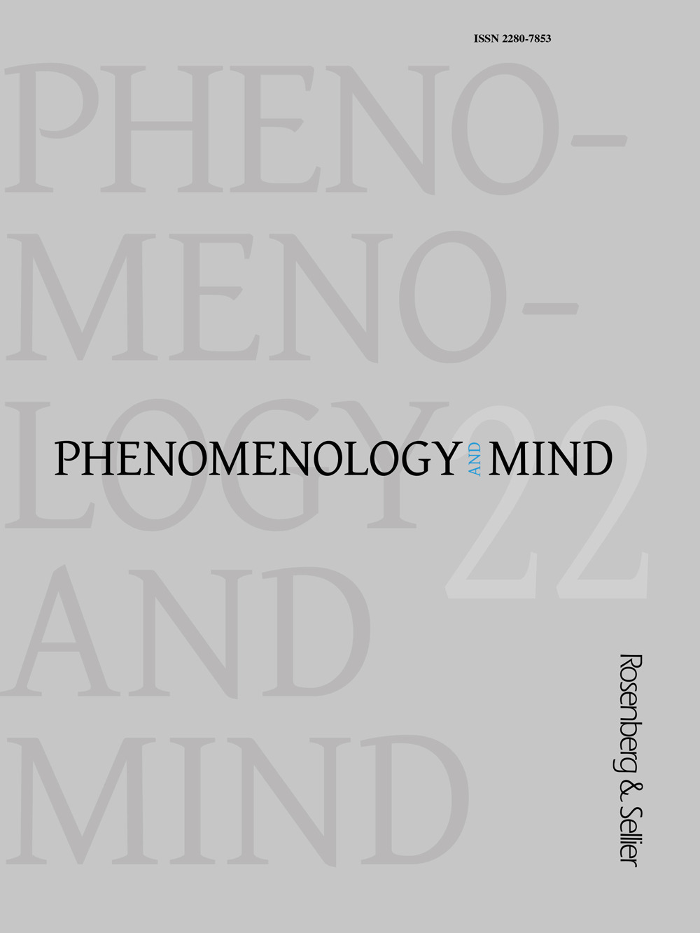 Phenomenology and mind (2022). Vol. 22: Mind, language, and the first-person perspective