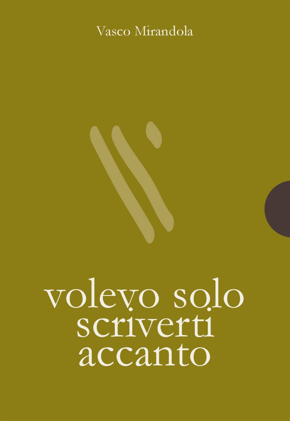 Volevo solo scriverti accanto