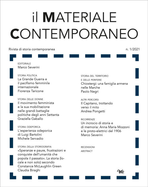 Il materiale contemporaneo. Rivista di storia contemporanea (2021). Vol. 1