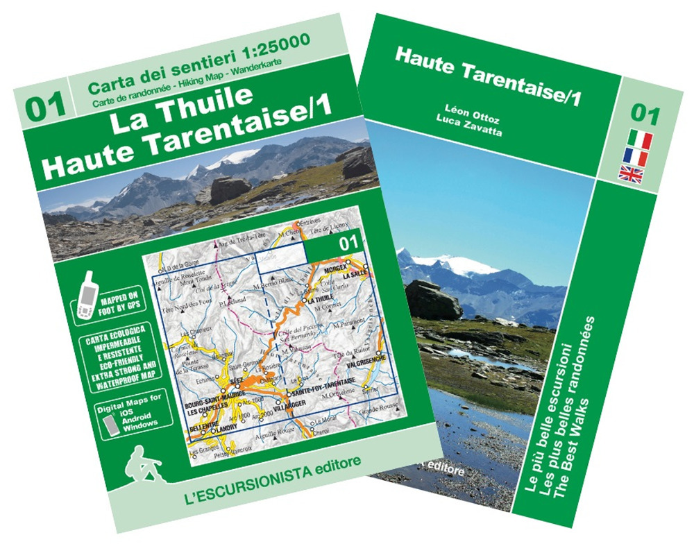 La Thuile, Haute Tarentaise. Con cartina 1:25000