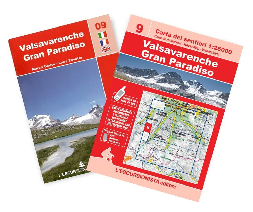 Valsavaranche, Gran Paradiso. Ediz. multilingue. Con carta 1:25.000