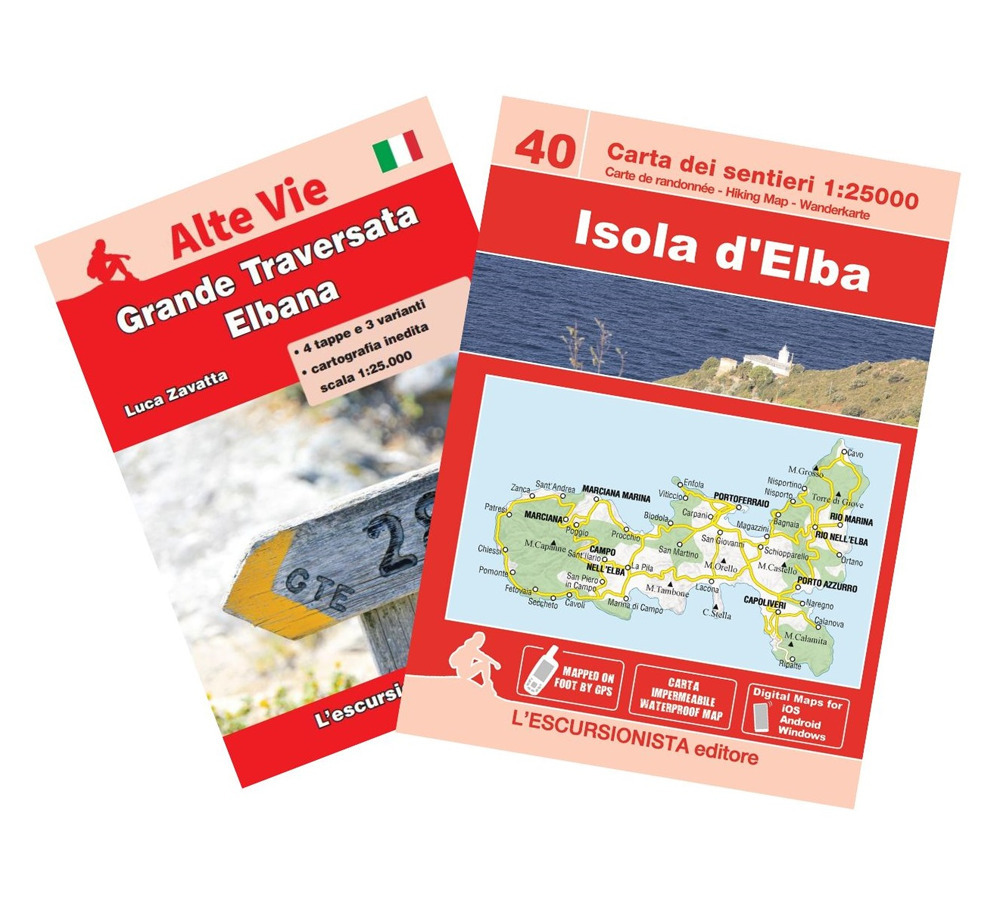 Isola d'Elba. Grande traversata elbana. Guida trekking week-end. Con carta 1:25.000